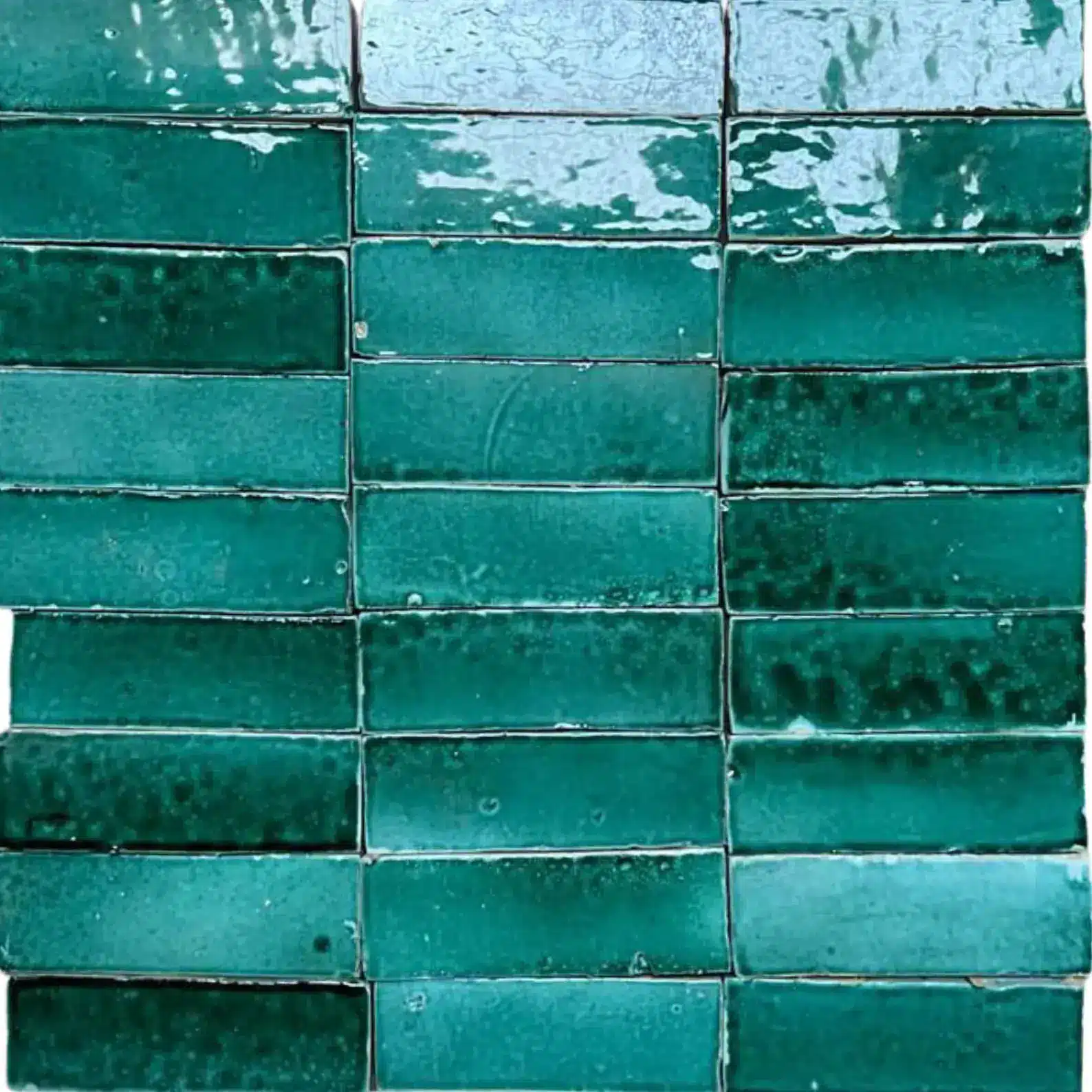 Moroccan Zellige Bejmat Tile - 15x5 cm Glazed - for Wall, Floor, Indoor and outdoor - Image 7