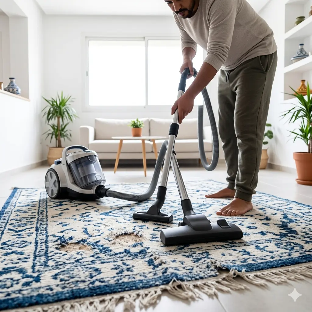 vacuum to remove carpet beetles