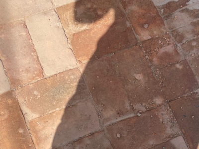 Unglazed Terracotta Tiles – 20x10 cm | Handmade Moroccan Floor & Wall Tiles